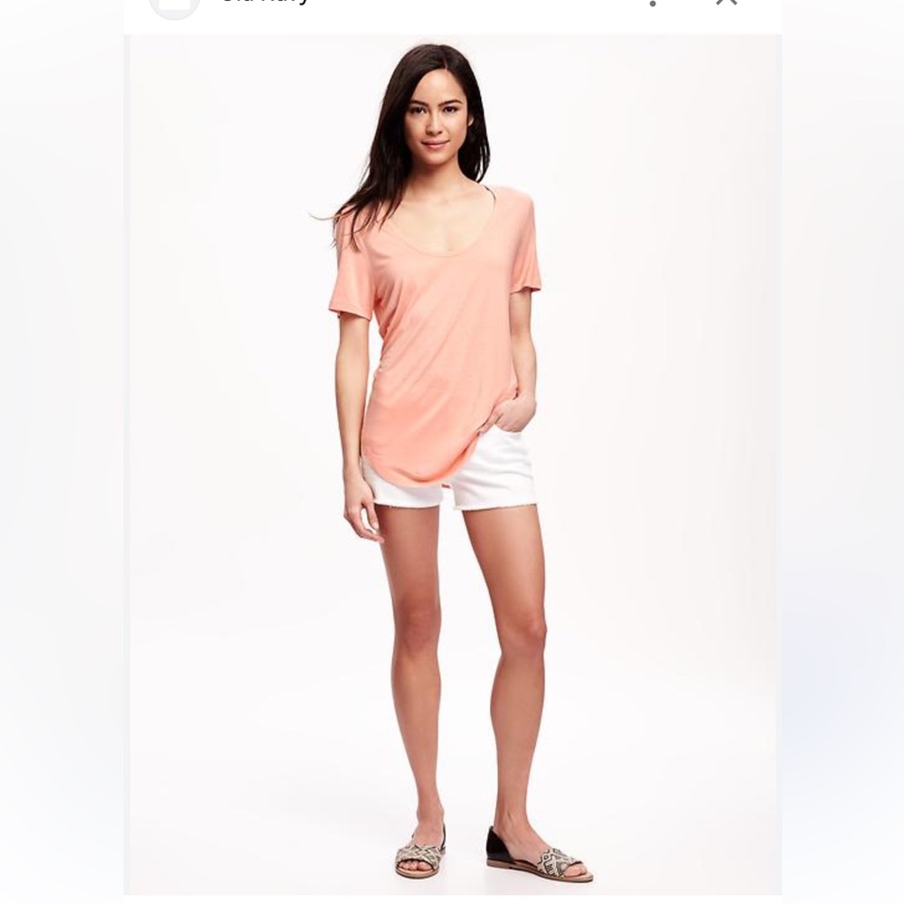 Lou & Grey Relaxed Curved Tee for women. Size S (390)